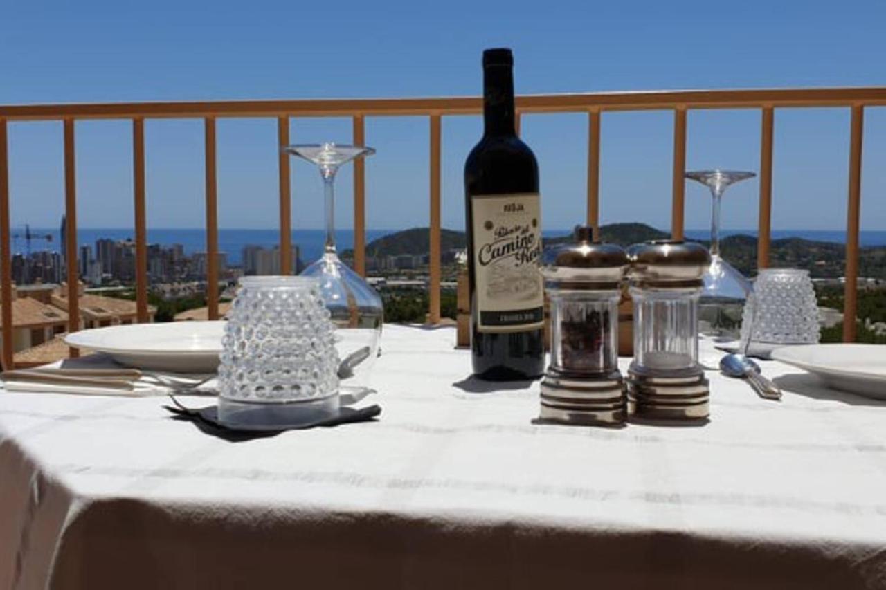 2 Bed Penthouse Apartment - Sea Views - Sleeps 4 Finestrat Exterior foto