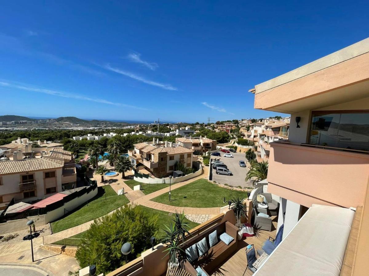 2 Bed Penthouse Apartment - Sea Views - Sleeps 4 Finestrat Exterior foto